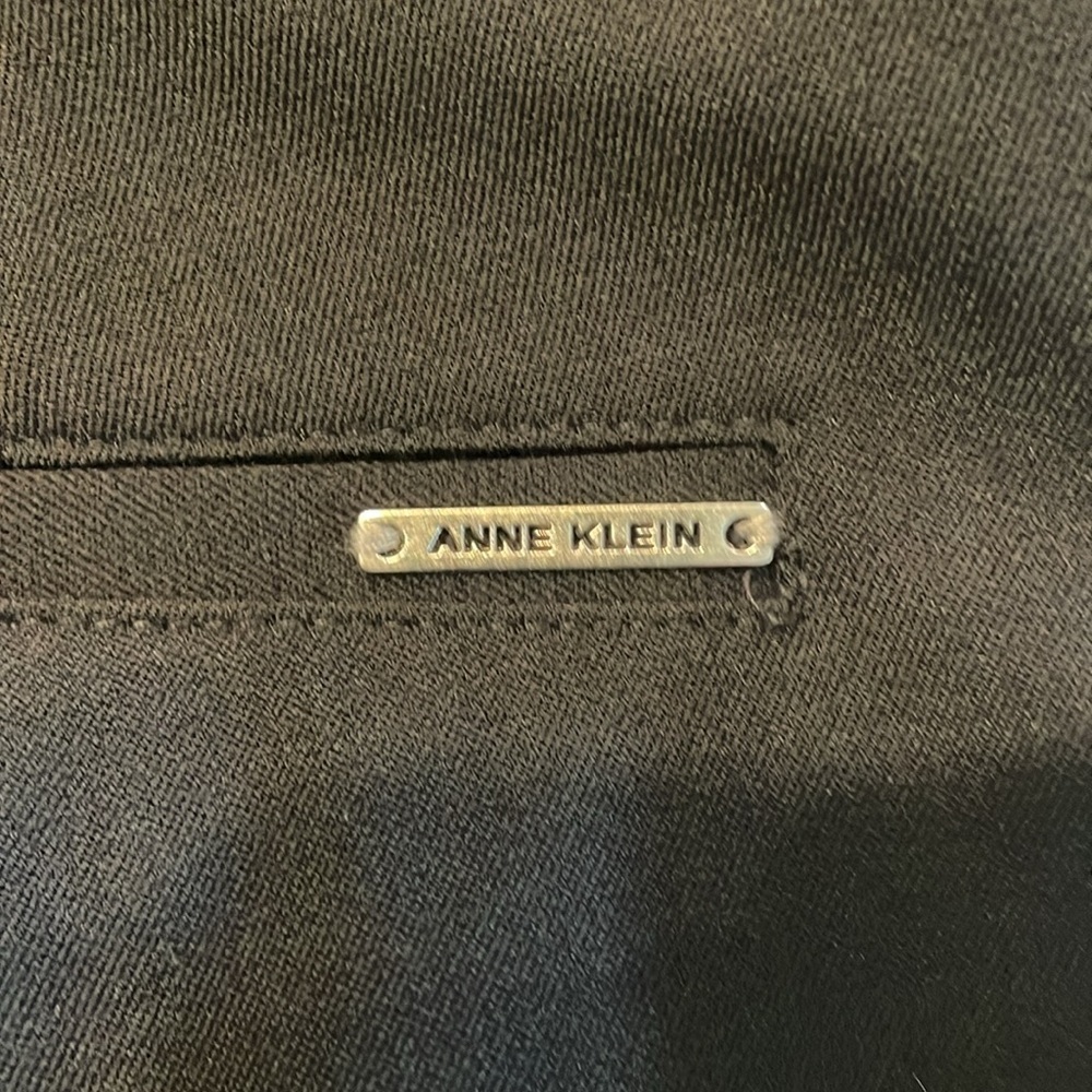 Anne Klein Trouser Pant Black 12P - Picture 8 of 9